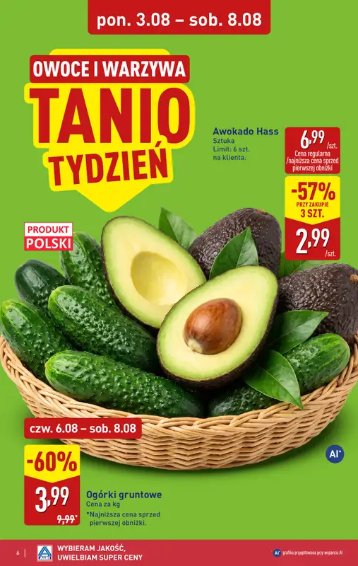 Aldi - gazetka promocyjna Pełny katalog! od poniedziałku 03.08 do soboty 08.08 - strona 6