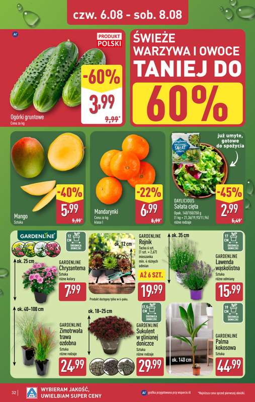 Aldi - gazetka promocyjna Pełny katalog! od poniedziałku 03.08 do soboty 08.08 - strona 32