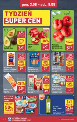 Aldi - gazetka promocyjna Weekend super cen w Aldi! od czwartku 06.08 do soboty 08.08 - strona 4