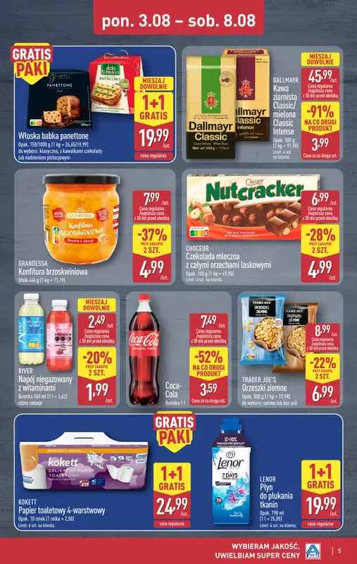 Aldi - gazetka promocyjna Weekend super cen w Aldi! od czwartku 06.08 do soboty 08.08 - strona 5