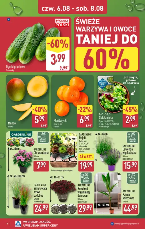 Aldi - gazetka promocyjna Weekend super cen w Aldi! od czwartku 06.08 do soboty 08.08 - strona 8