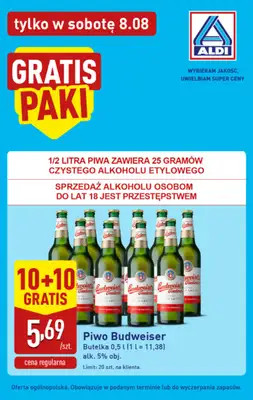 Aldi - gazetka promocyjna Najlepsze oferty na sobotę w Aldi! od soboty 08.08 do soboty 08.08 - strona 4