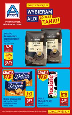 Aldi - gazetka promocyjna Najlepsze oferty na środę w Aldi! od środy 05.08 do środy 05.08