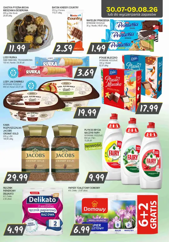 Słoneczko - gazetka promocyjna Gazetka od piątku 31.07 do niedzieli 09.08 - strona 3
