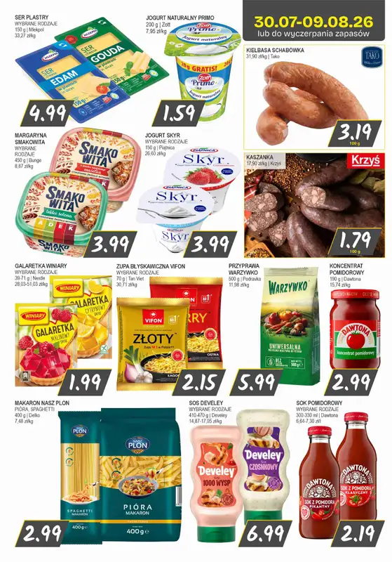 Słoneczko - gazetka promocyjna Gazetka od piątku 31.07 do niedzieli 09.08 - strona 2