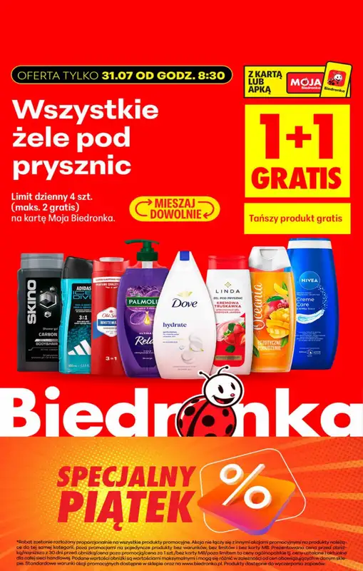 Biedronka - gazetka promocyjna Specjalny piątek od piątku 31.07 do piątku 31.07 - strona 12