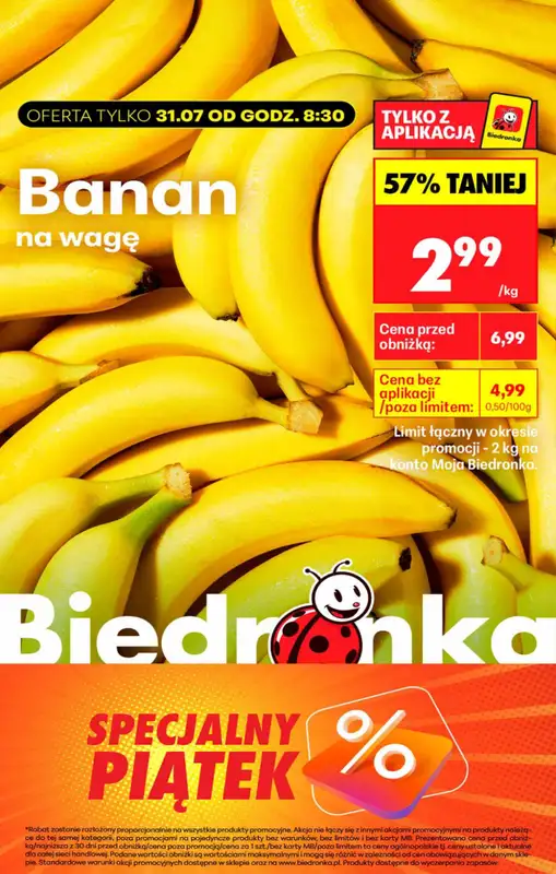 Biedronka - gazetka promocyjna Specjalny piątek od piątku 31.07 do piątku 31.07 - strona 4
