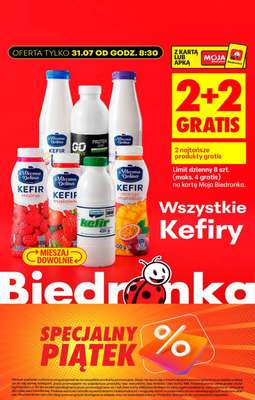 Biedronka - gazetka promocyjna Specjalny piątek od piątku 31.07 do piątku 31.07