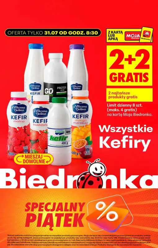 Biedronka - gazetka promocyjna Specjalny piątek  