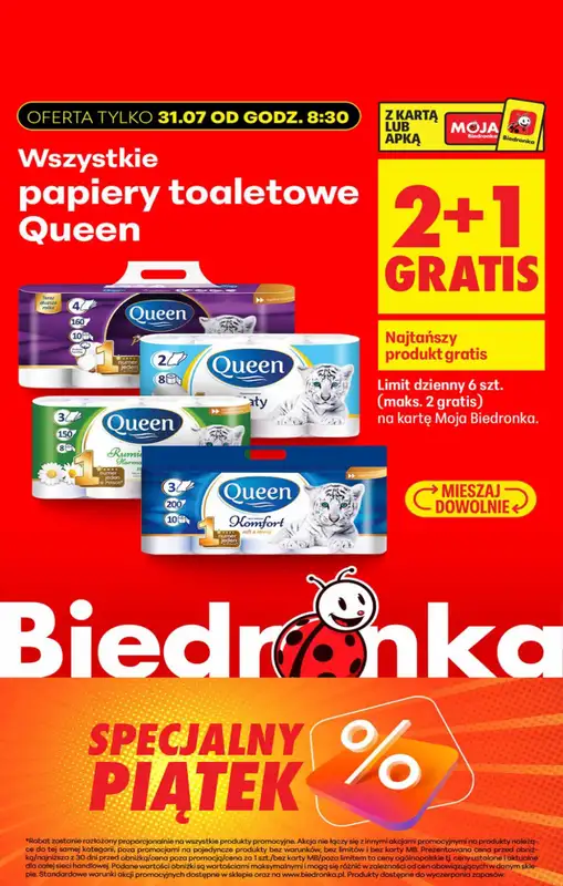 Biedronka - gazetka promocyjna Specjalny piątek od piątku 31.07 do piątku 31.07 - strona 13