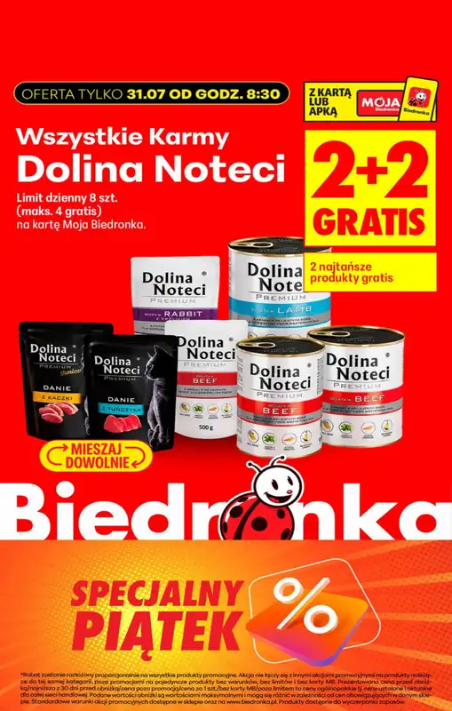 Biedronka - gazetka promocyjna Specjalny piątek od piątku 31.07 do piątku 31.07 - strona 14