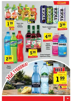 Gram Market - gazetka promocyjna Gazetka od środy 05.08 do wtorku 11.08 - strona 14