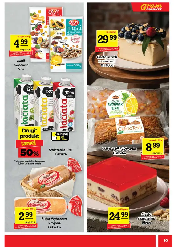 Gram Market - gazetka promocyjna Gazetka od środy 05.08 do wtorku 11.08 - strona 10