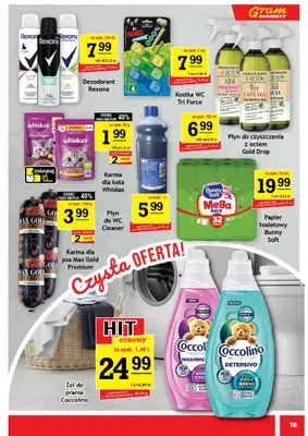 Gram Market - gazetka promocyjna Gazetka od środy 05.08 do wtorku 11.08 - strona 16