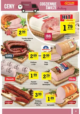 Gram Market - gazetka promocyjna Gazetka od środy 05.08 do wtorku 11.08 - strona 4