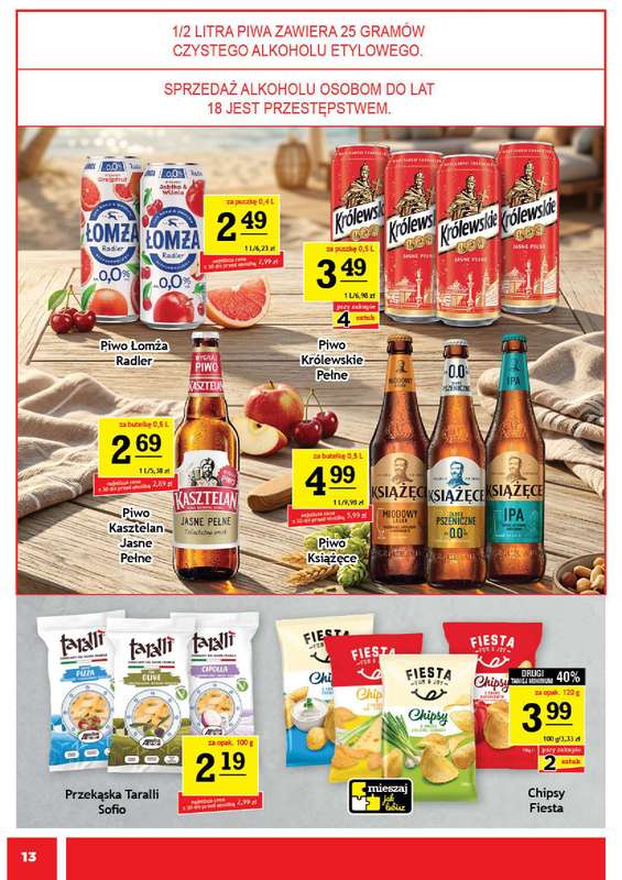 Gram Market - gazetka promocyjna Gazetka od środy 05.08 do wtorku 11.08 - strona 13