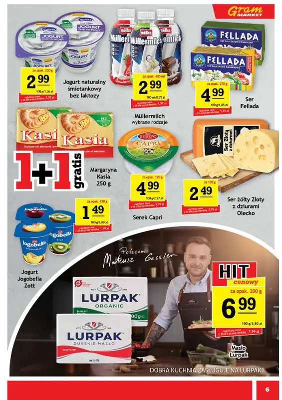 Gram Market - gazetka promocyjna Gazetka od środy 05.08 do wtorku 11.08 - strona 6