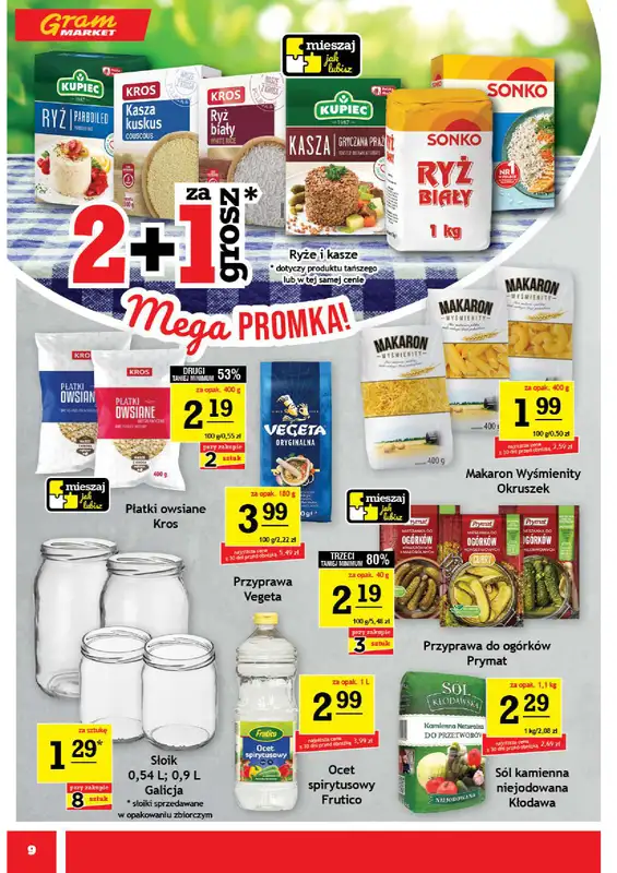 Gram Market - gazetka promocyjna Gazetka od środy 05.08 do wtorku 11.08 - strona 9