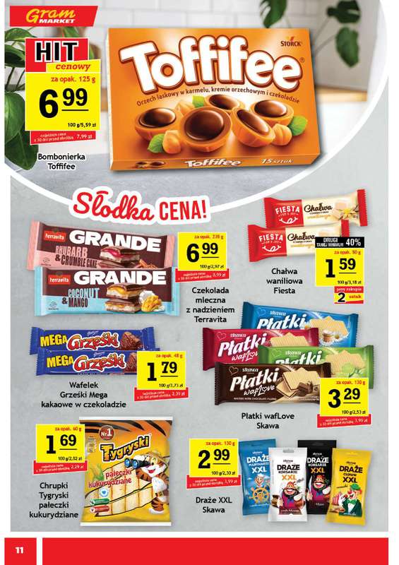 Gram Market - gazetka promocyjna Gazetka od środy 05.08 do wtorku 11.08 - strona 11