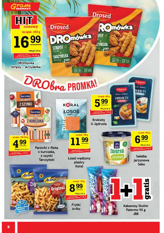 Gram Market - gazetka promocyjna Gazetka od środy 05.08 do wtorku 11.08 - strona 5
