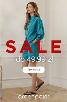 Greenpoint - gazetka promocyjna SALE - produkty za 49,99 zł od piątku 31.07 do niedzieli 09.08