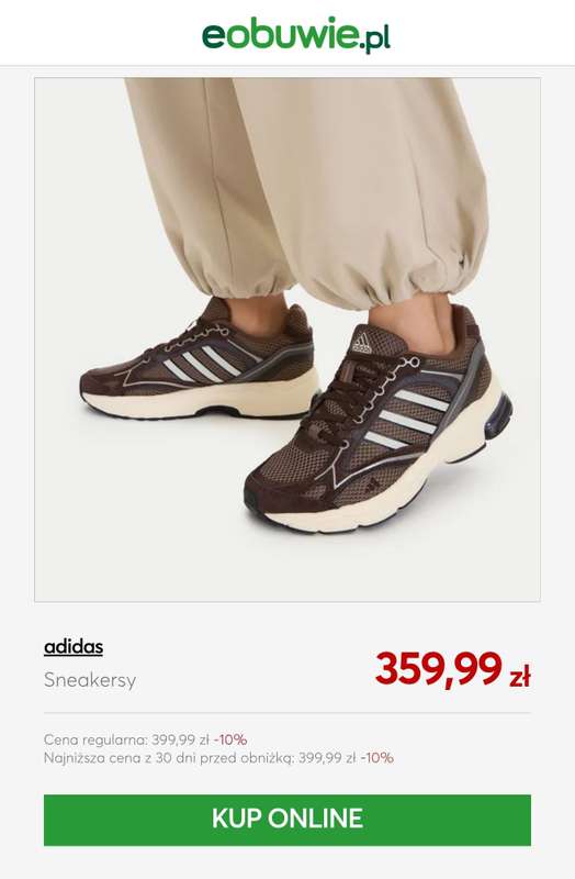 eobuwie.pl - gazetka promocyjna Obuwie marki ADIDAS od piątku 31.07 do wtorku 04.08 - strona 6