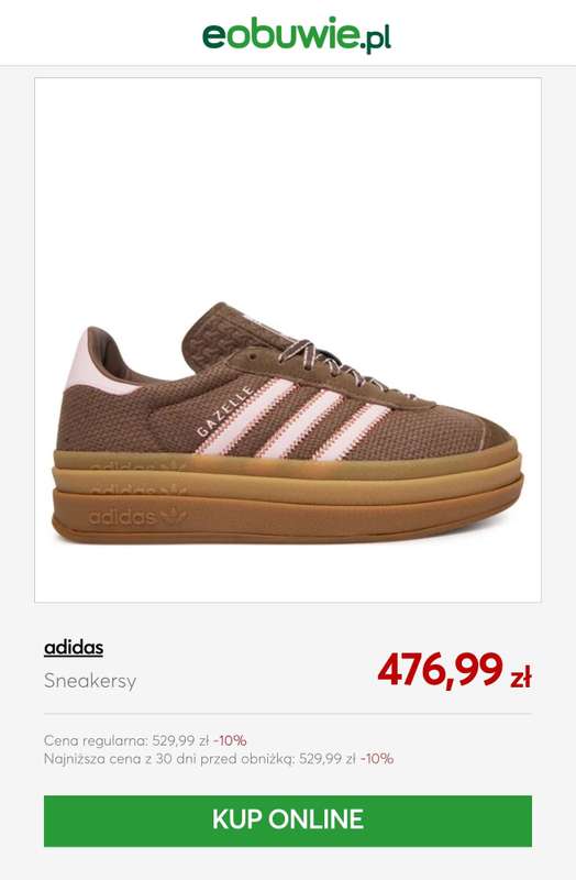 eobuwie.pl - gazetka promocyjna Obuwie marki ADIDAS od piątku 31.07 do wtorku 04.08 - strona 3