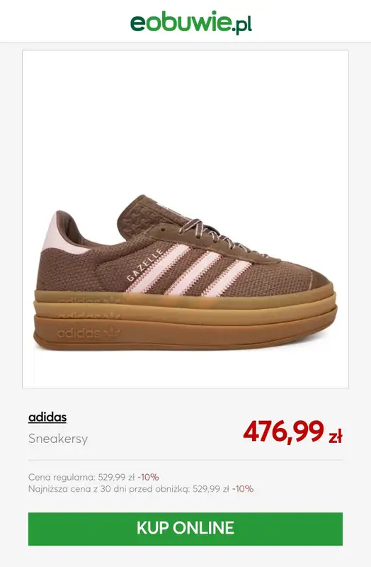 eobuwie.pl - gazetka promocyjna Obuwie marki ADIDAS od piątku 31.07 do wtorku 04.08 - strona 3