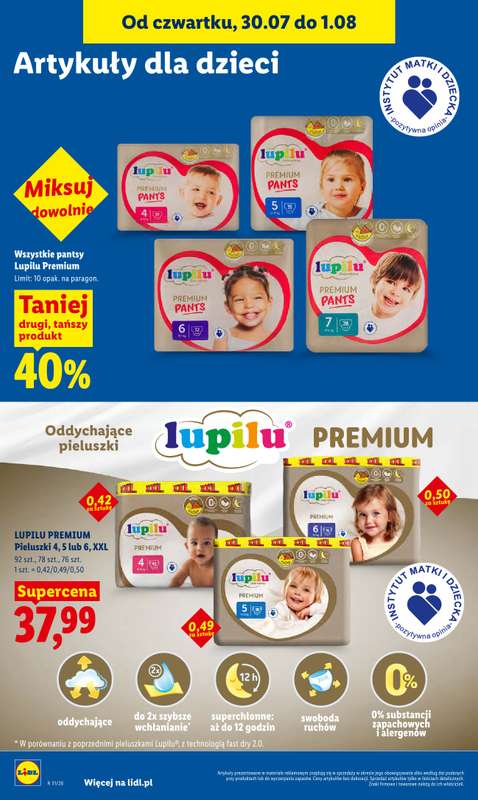 Lidl - gazetka promocyjna Oferta od czwartku od czwartku 30.07 do soboty 01.08 - strona 88