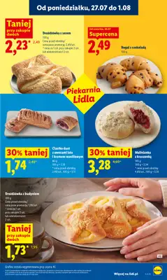 Lidl - gazetka promocyjna Oferta od czwartku od czwartku 30.07 do soboty 01.08 - strona 57