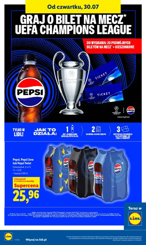 Lidl - gazetka promocyjna Oferta od czwartku od czwartku 30.07 do soboty 01.08 - strona 74