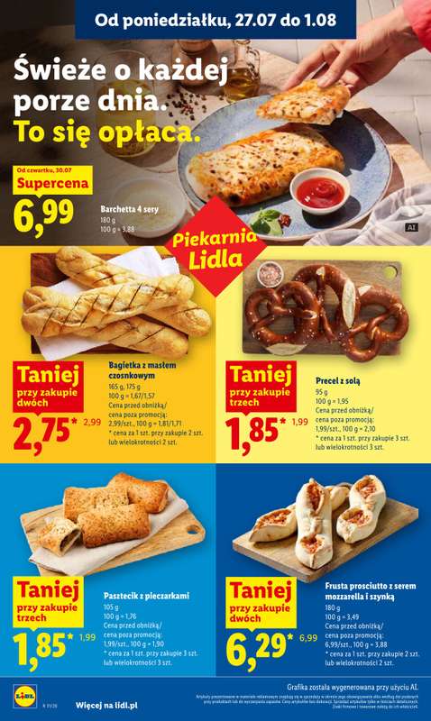 Lidl - gazetka promocyjna Oferta od czwartku od czwartku 30.07 do soboty 01.08 - strona 58