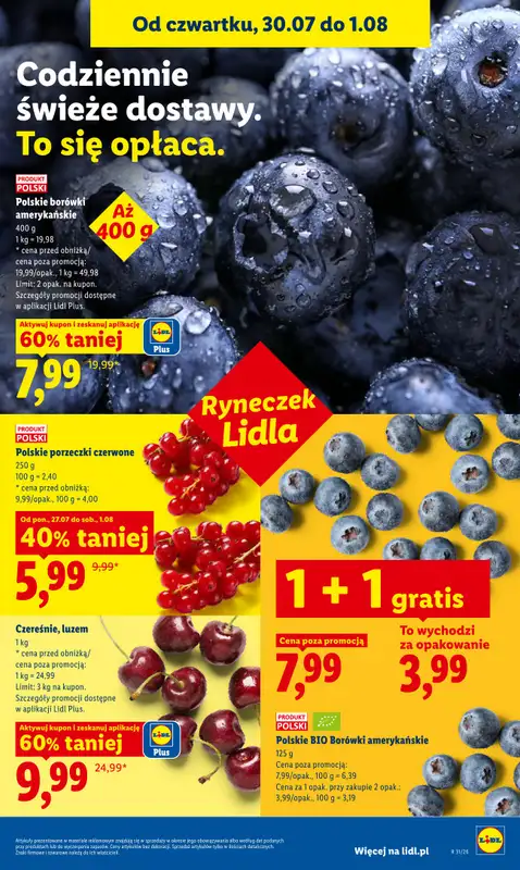 Lidl - gazetka promocyjna Oferta od czwartku od czwartku 30.07 do soboty 01.08 - strona 47