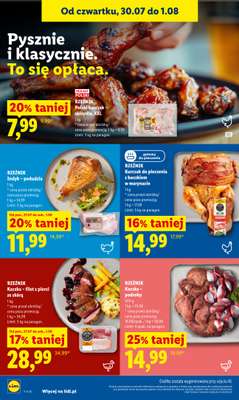 Lidl - gazetka promocyjna Oferta od czwartku od czwartku 30.07 do soboty 01.08 - strona 62