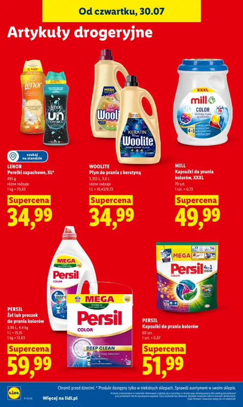 Lidl - gazetka promocyjna Oferta od czwartku od czwartku 30.07 do soboty 01.08 - strona 92