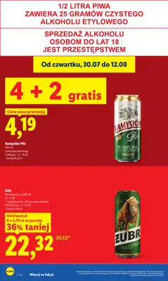 Lidl - gazetka promocyjna Oferta od czwartku od czwartku 30.07 do soboty 01.08 - strona 28