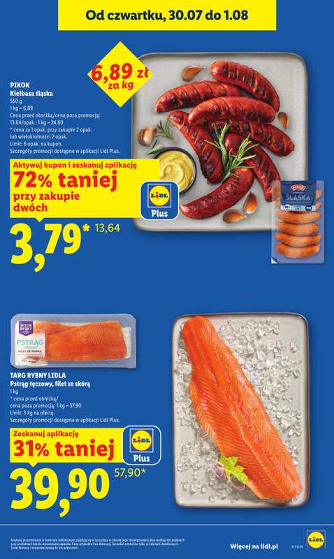 Lidl - gazetka promocyjna Oferta od czwartku od czwartku 30.07 do soboty 01.08 - strona 13