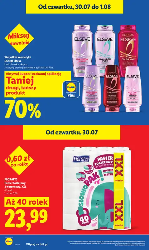 Lidl - gazetka promocyjna Oferta od czwartku od czwartku 30.07 do soboty 01.08 - strona 30