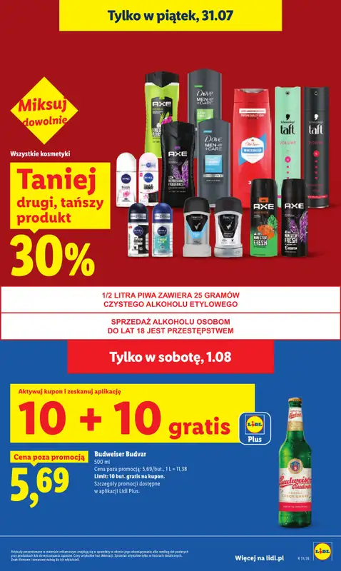Lidl - gazetka promocyjna Oferta od czwartku od czwartku 30.07 do soboty 01.08 - strona 29