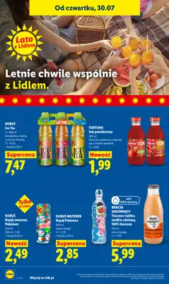 Lidl - gazetka promocyjna Oferta od czwartku od czwartku 30.07 do soboty 01.08 - strona 76