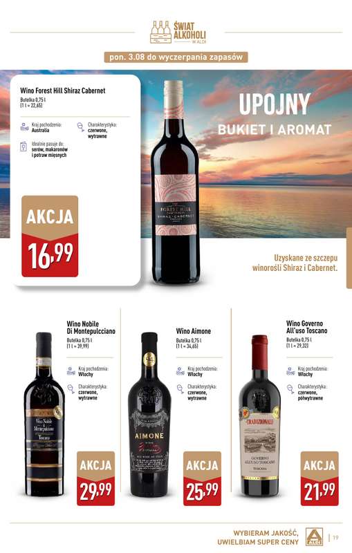 Aldi - gazetka promocyjna Świat alkoholi od poniedziałku 03.08 do niedzieli 30.08 - strona 19