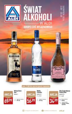 Aldi - gazetka promocyjna Świat alkoholi od poniedziałku 03.08 do niedzieli 30.08