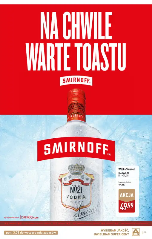 Aldi - gazetka promocyjna Świat alkoholi od poniedziałku 03.08 do niedzieli 30.08 - strona 29