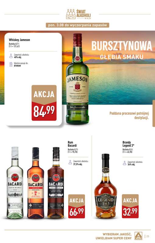 Aldi - gazetka promocyjna Świat alkoholi od poniedziałku 03.08 do niedzieli 30.08 - strona 25