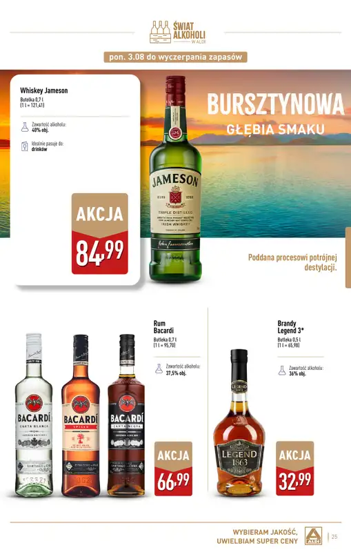 Aldi - gazetka promocyjna Świat alkoholi od poniedziałku 03.08 do niedzieli 30.08 - strona 25