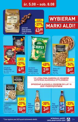 Aldi - gazetka promocyjna Rabka, ul. Zakopiańska 48, WIELKIE OTWARCIE już w ŚRODĘ 5.08! od środy 05.08 do piątku 07.08 - strona 11