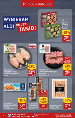 Aldi - gazetka promocyjna Rabka, ul. Zakopiańska 48, WIELKIE OTWARCIE już w ŚRODĘ 5.08! od środy 05.08 do piątku 07.08 - strona 4