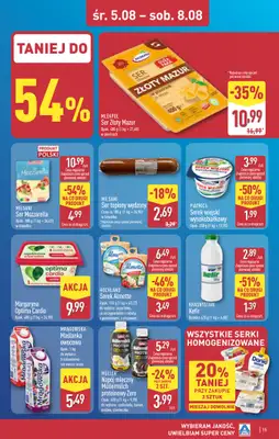 Aldi - gazetka promocyjna Rabka, ul. Zakopiańska 48, WIELKIE OTWARCIE już w ŚRODĘ 5.08! od środy 05.08 do piątku 07.08 - strona 15