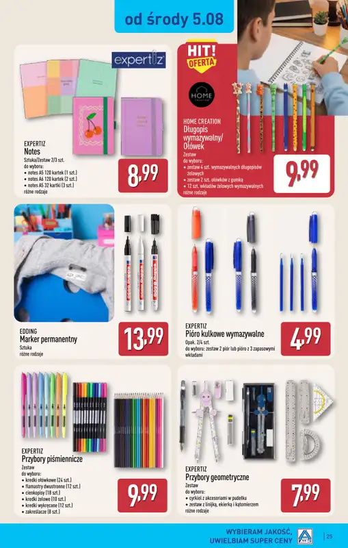 Aldi - gazetka promocyjna Rabka, ul. Zakopiańska 48, WIELKIE OTWARCIE już w ŚRODĘ 5.08! od środy 05.08 do piątku 07.08 - strona 25