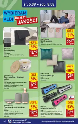 Aldi - gazetka promocyjna Rabka, ul. Zakopiańska 48, WIELKIE OTWARCIE już w ŚRODĘ 5.08! od środy 05.08 do piątku 07.08 - strona 20